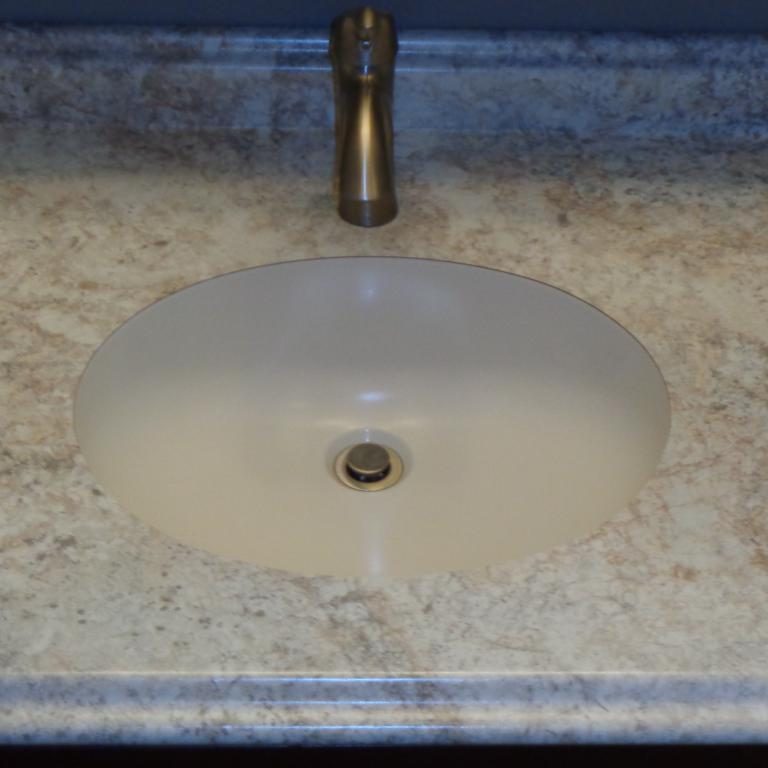 Acrylic Vanity Undermount Sink - Bisque York