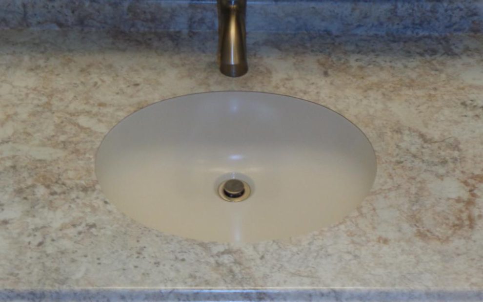 Acrylic Vanity Undermount Sink - Bisque York