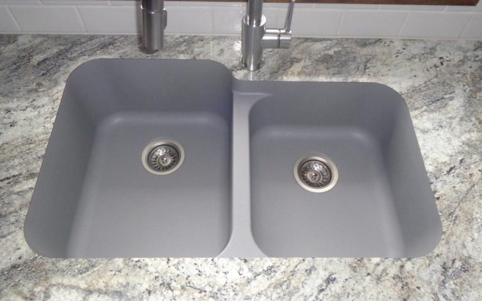 Quartz Undermount Sink - Grey Q-360R