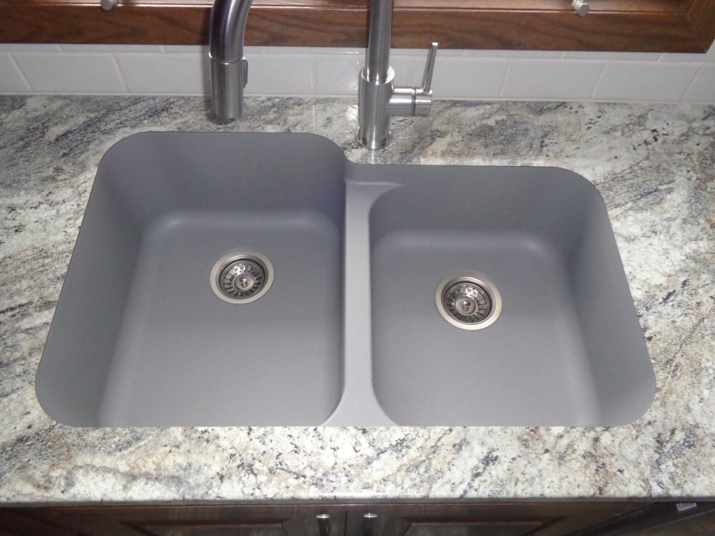 Quartz Undermount Sink - Grey Q-360R